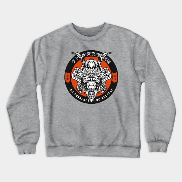 No Surrender Samurai MMA Crewneck Sweatshirt by Tip Top Tee's